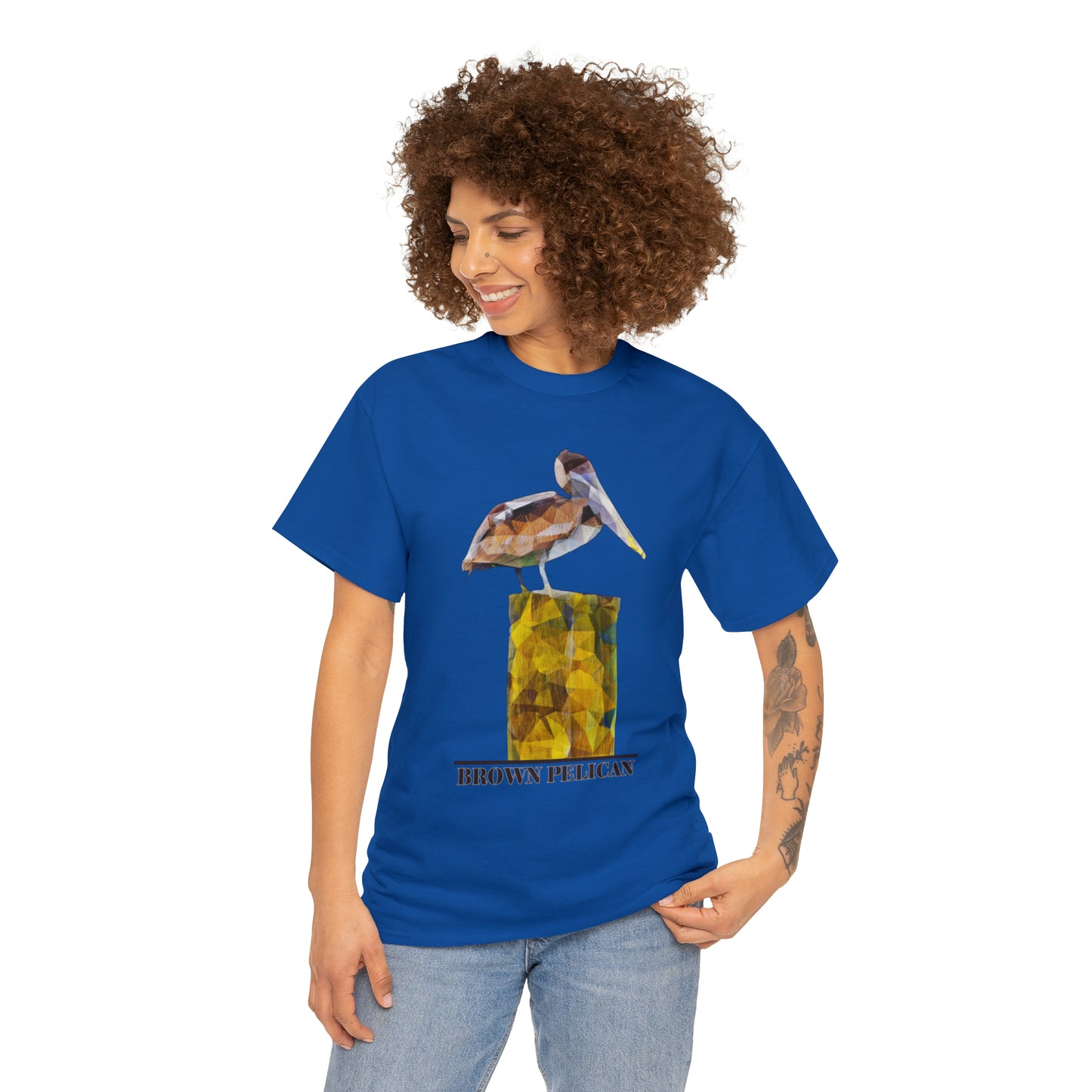 Brown Pelican Unisex Heavy Cotton Tee