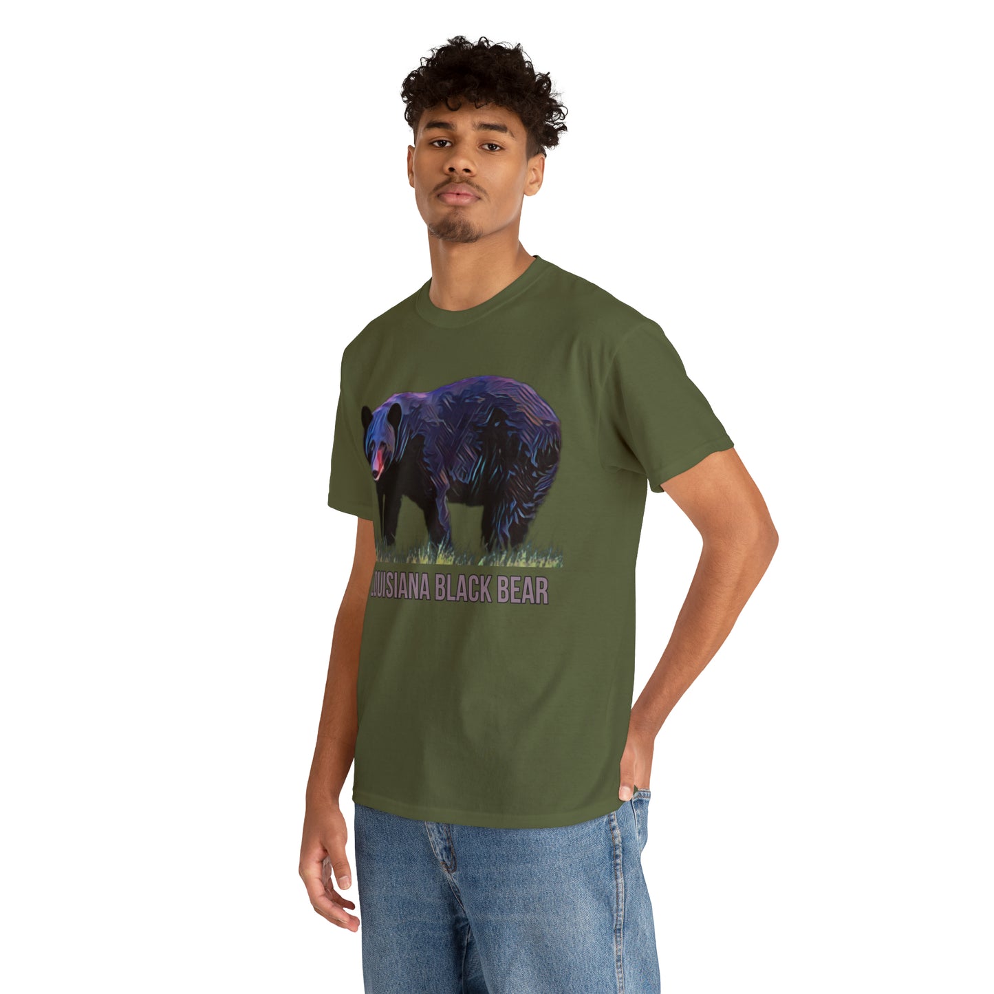 Louisiana Black Bear Unisex Heavy Cotton Tee