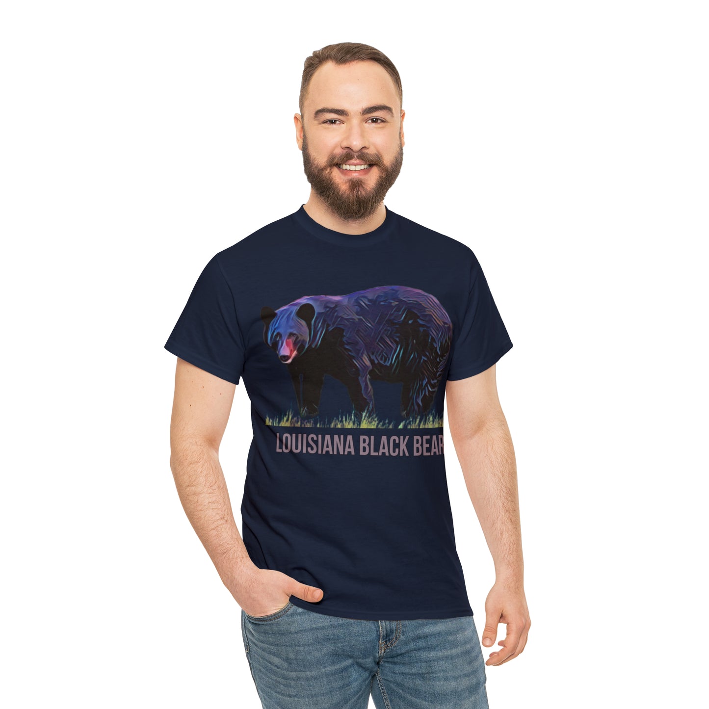 Louisiana Black Bear Unisex Heavy Cotton Tee