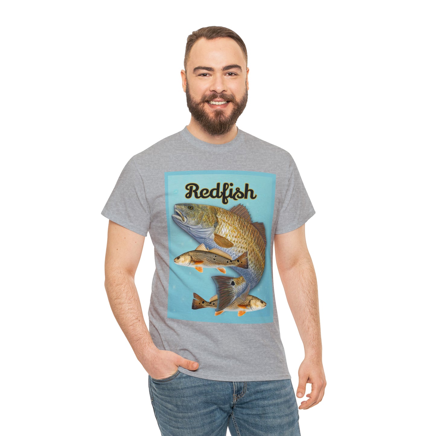 Redfish Unisex Heavy Cotton Tee