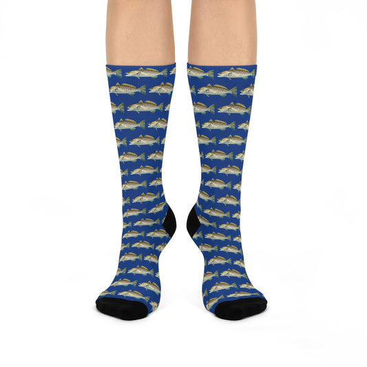 Speckled Trout Crew Socks