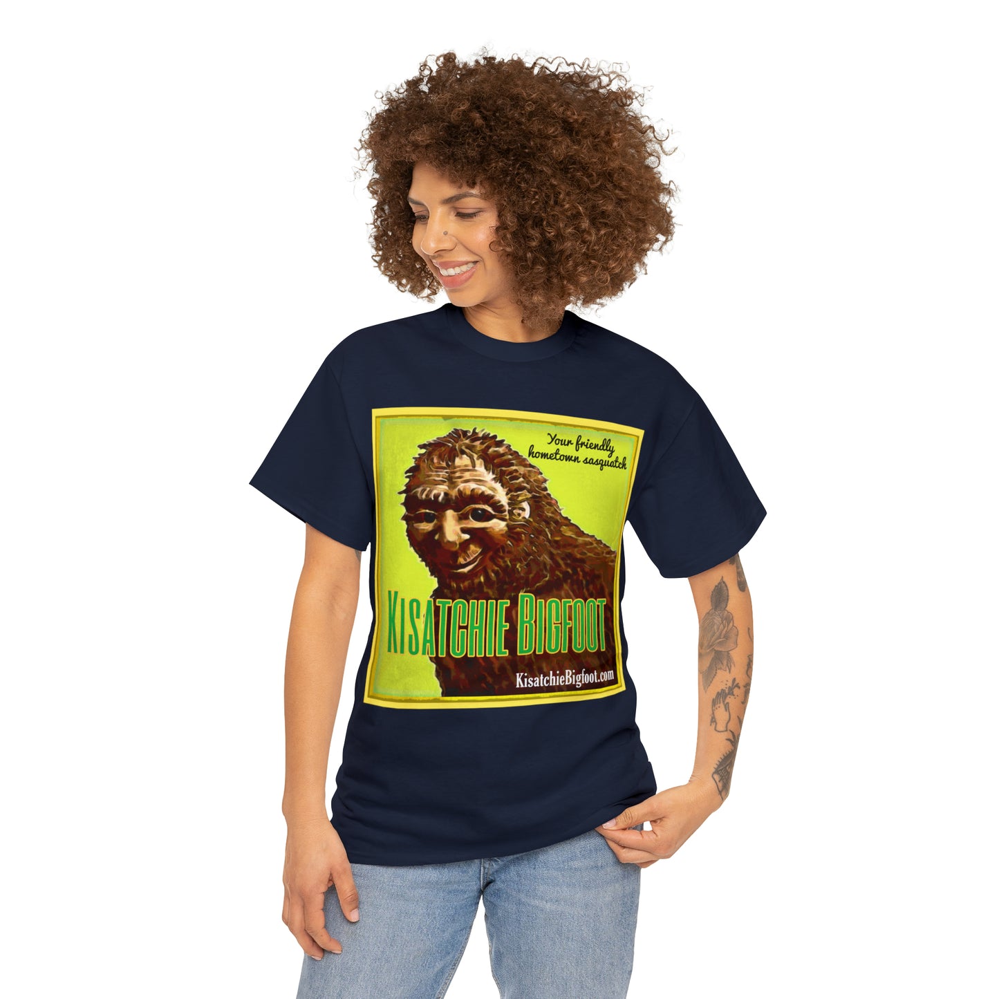 Kisatchie Bigfoot Unisex Heavy Cotton Tee