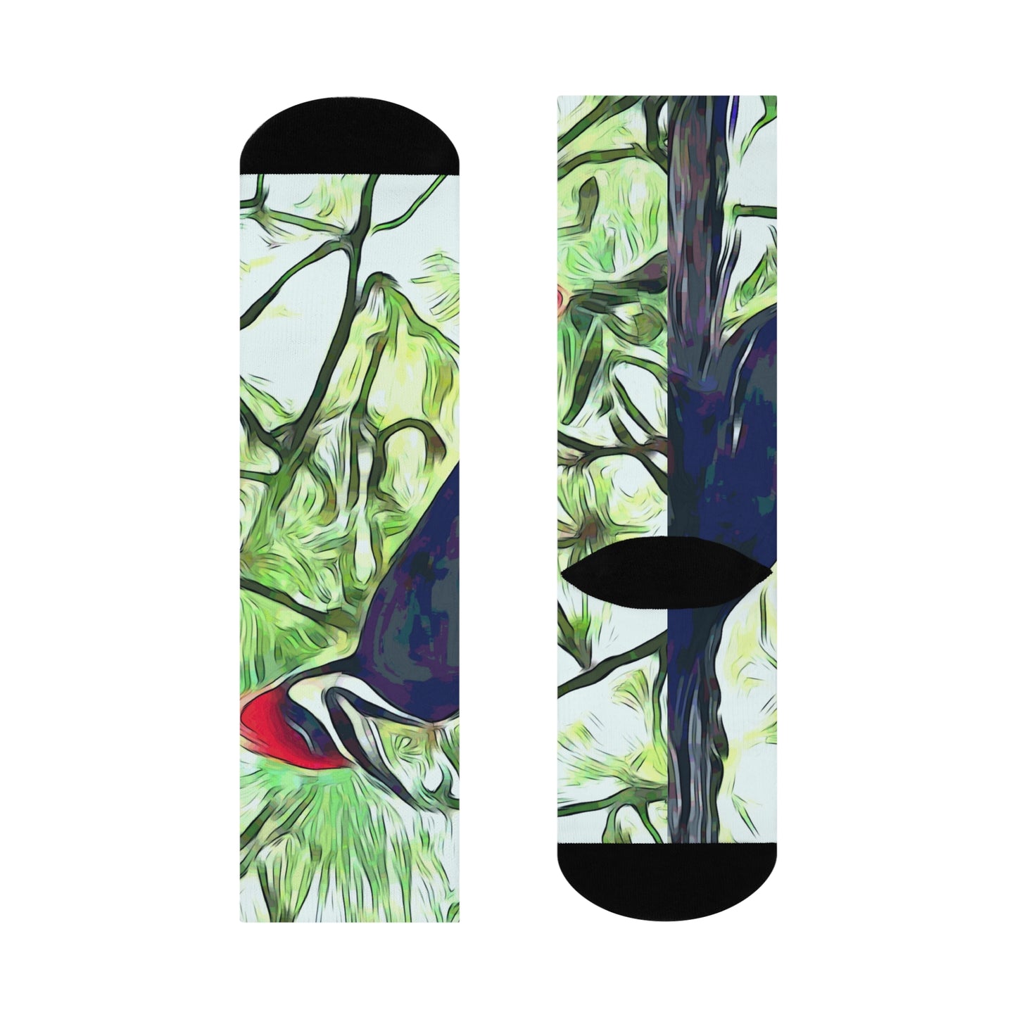 Pileated Woodpecker Crew Socks