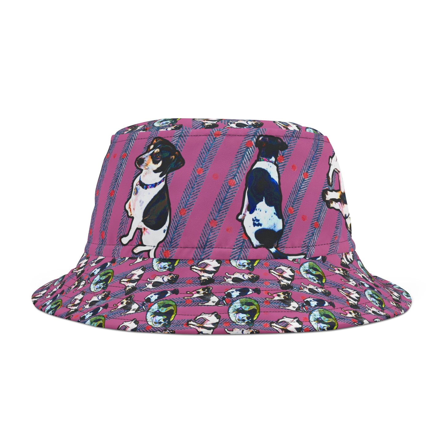 Trixie the Wonder Dog Pink Bucket Hat
