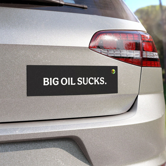 Big Oil Sucks Car Magnets