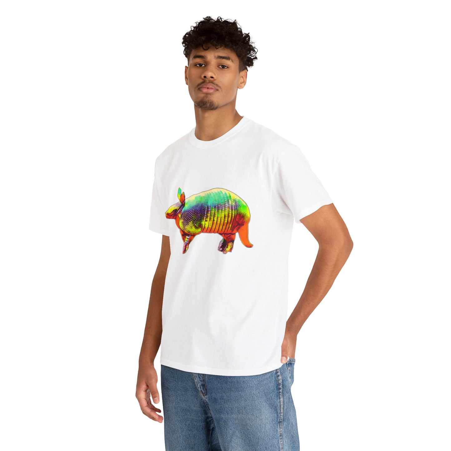 Golden Armadillo Unisex Heavy Cotton Tee