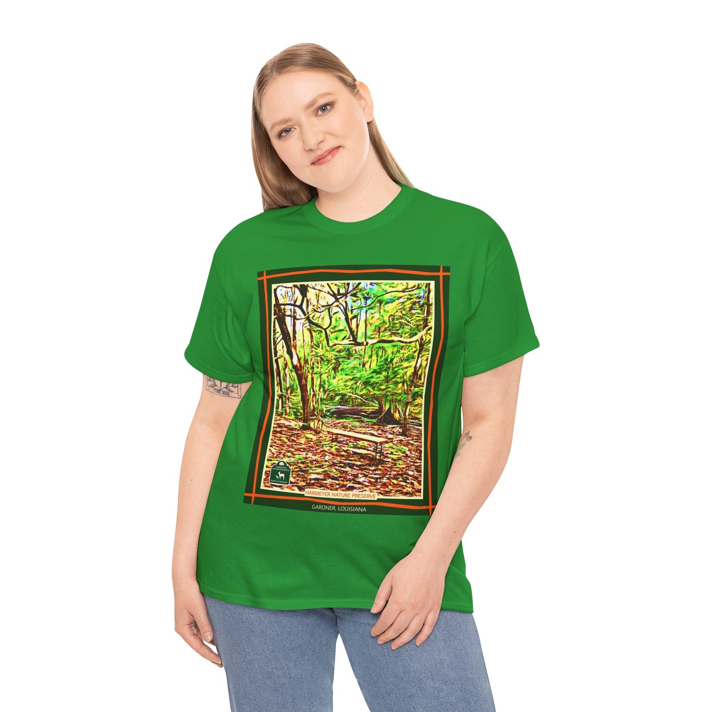 Harmeyer Nature Preserve Tee — Stylized Nature Park Graphic