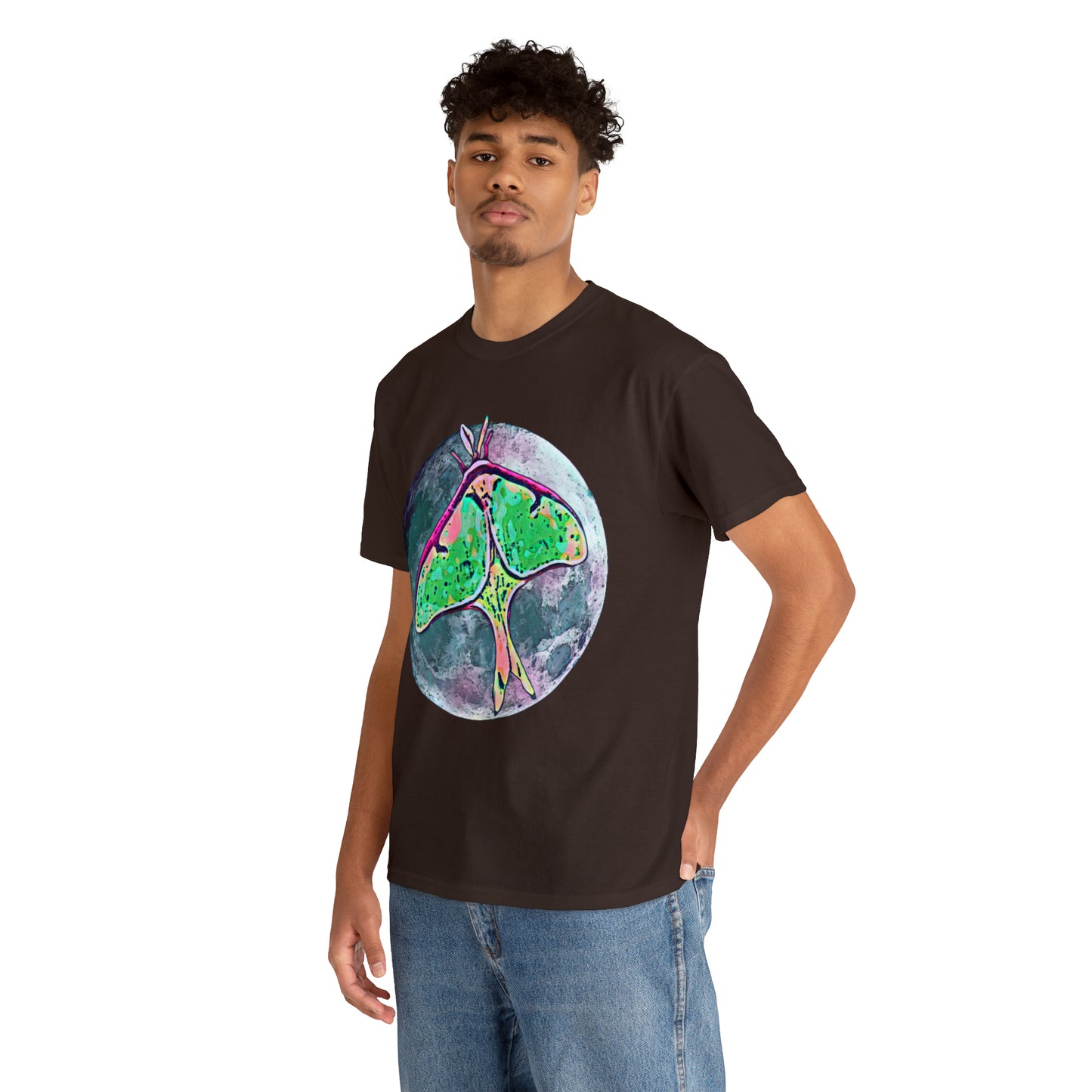 Luna Moth Unisex Heavy Cotton Tee