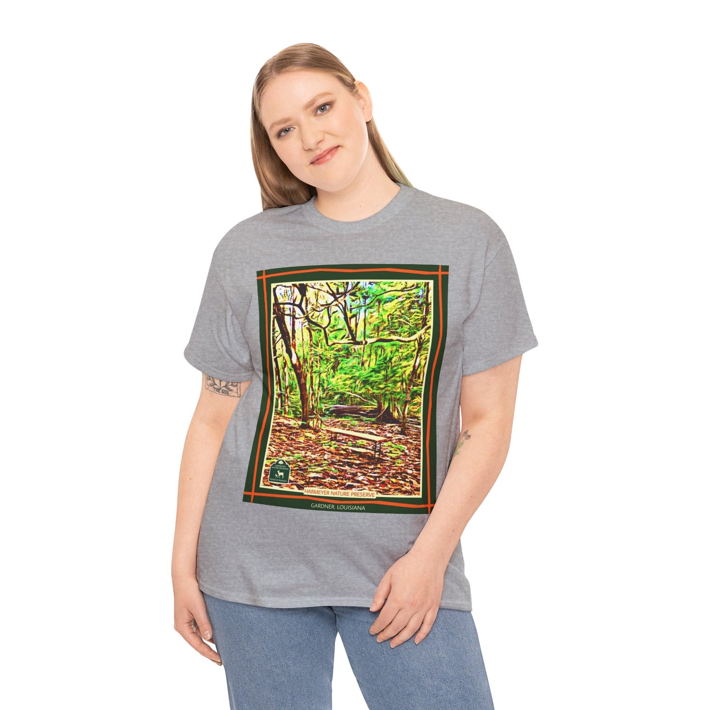 Harmeyer Nature Preserve Tee — Stylized Nature Park Graphic