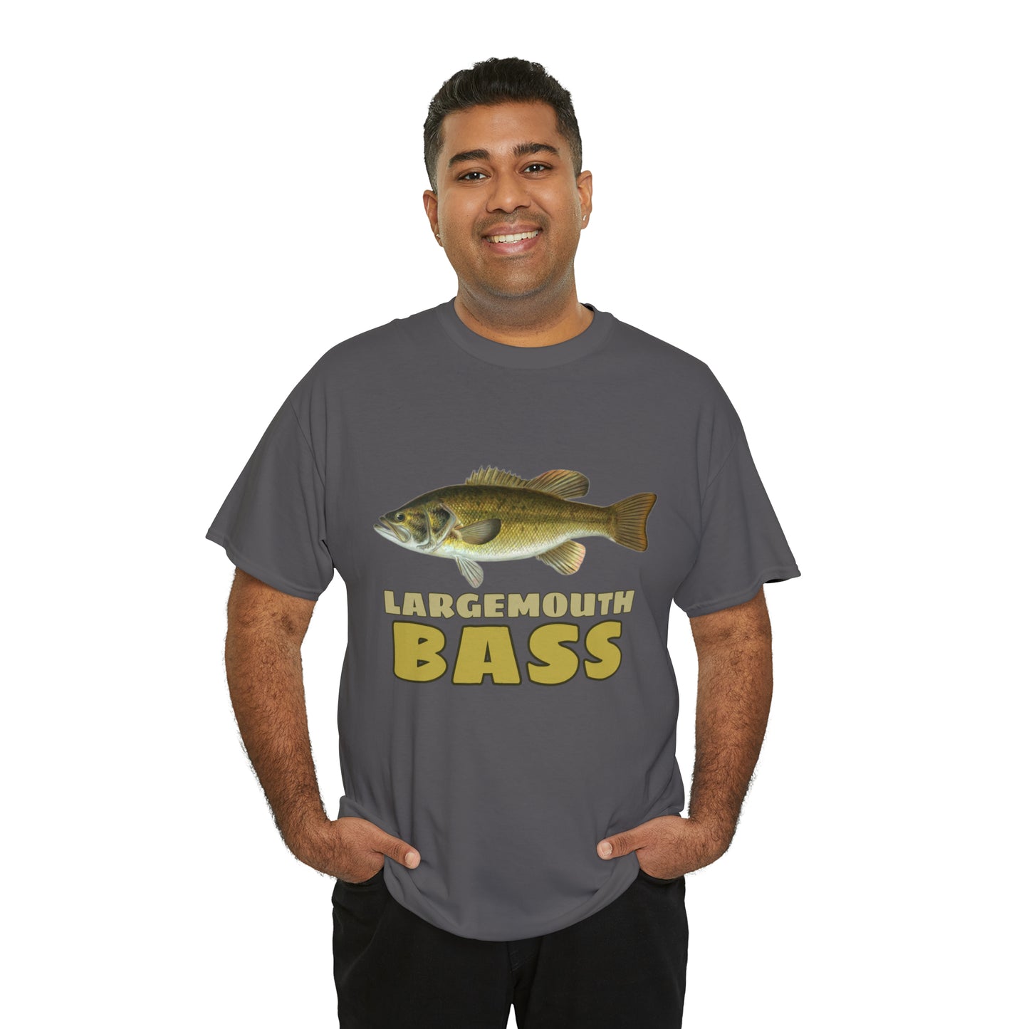 Largemouth Bass Unisex Heavy Cotton Tee