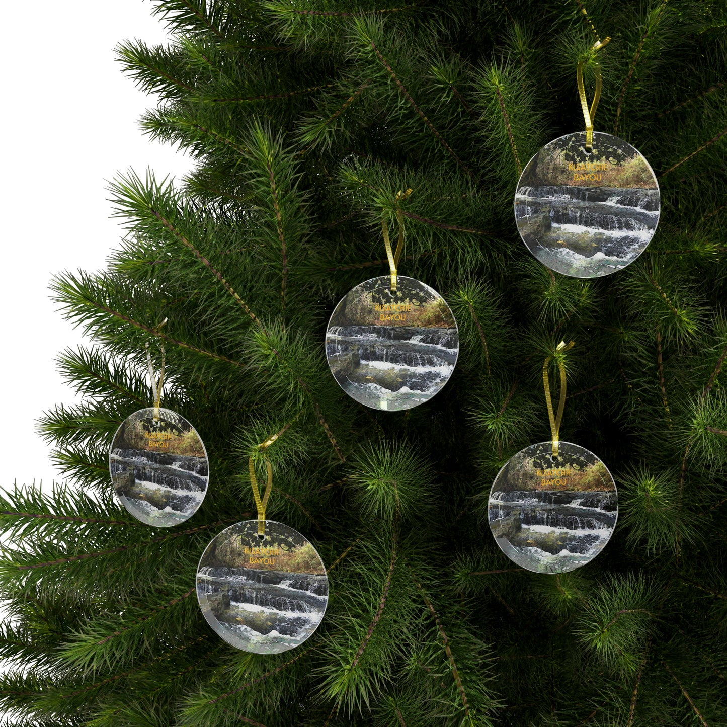 Kisatchie Bayou Glass Ornaments