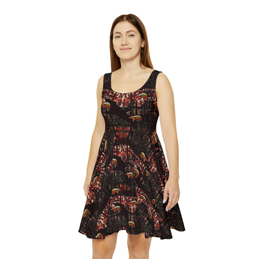 KisatchieAbsurda Mystical Forest Skater Dress