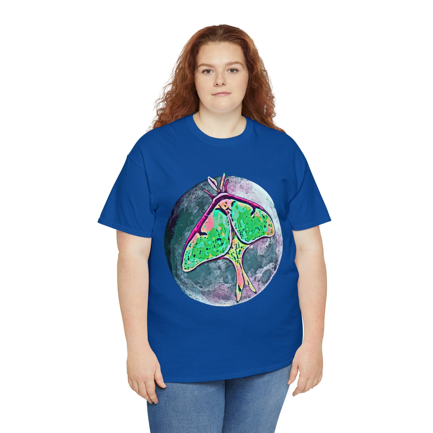 Luna Moth Unisex Heavy Cotton Tee