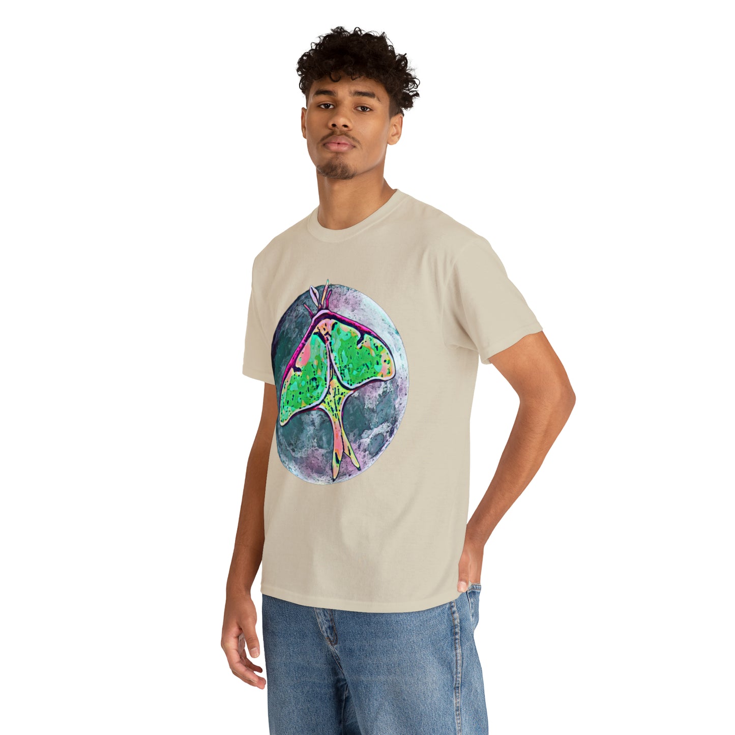 Luna Moth Unisex Heavy Cotton Tee