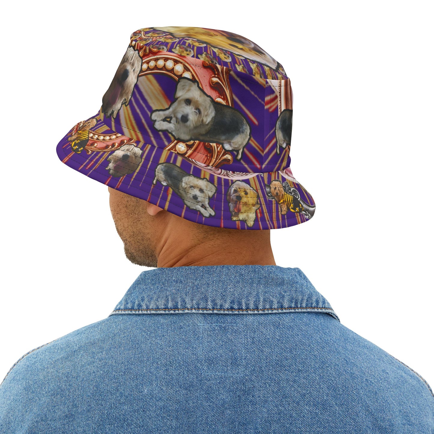Phoebe Love Bucket Hat Purple