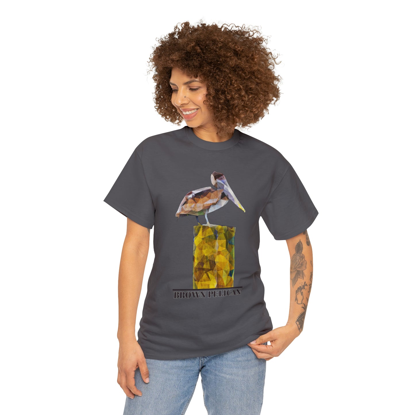 Brown Pelican Unisex Heavy Cotton Tee