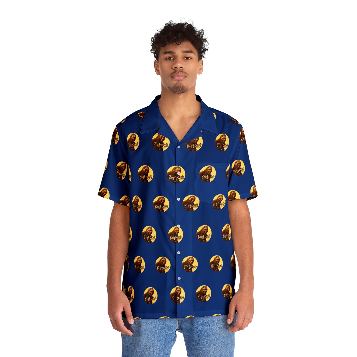 Men's Hawaiian Bigfoot Shirt