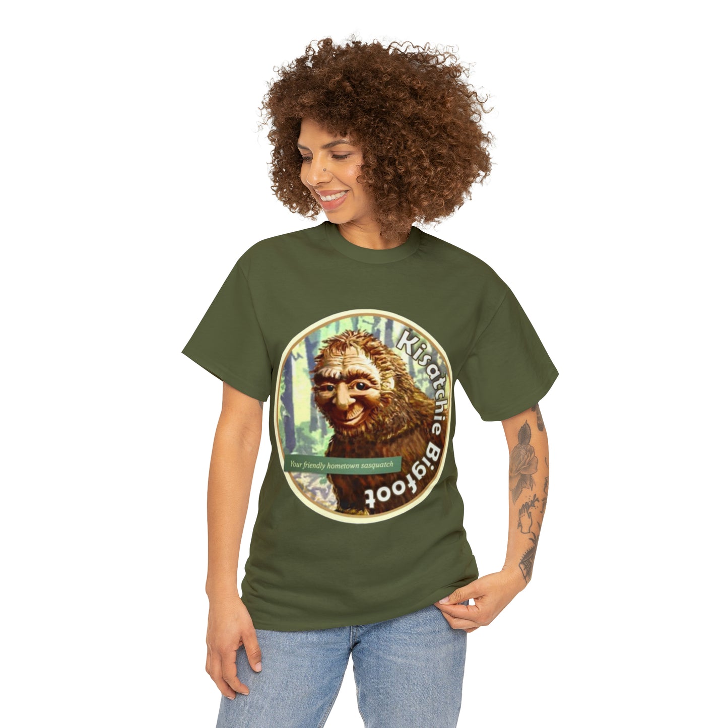 Kisatchie Bigfoot Unisex Heavy Cotton Tee