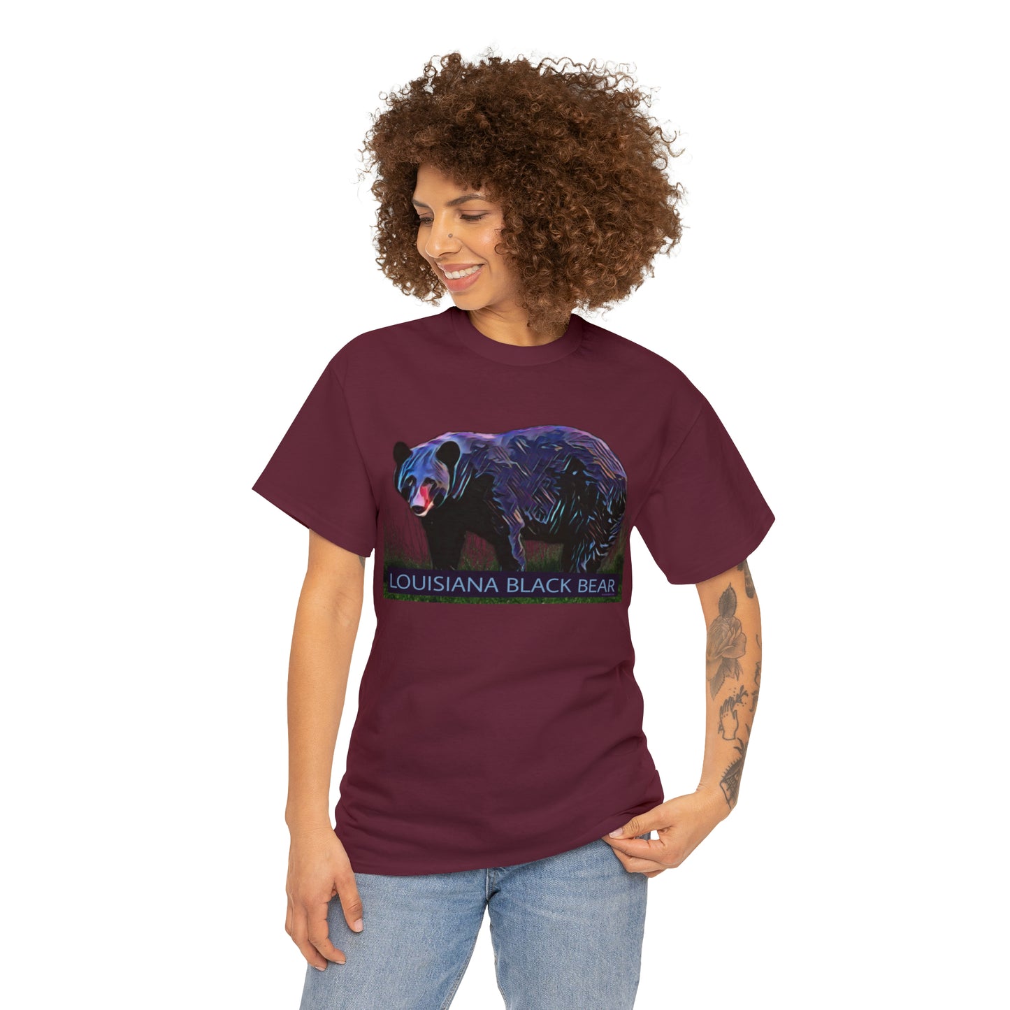 Louisiana Black Bear Unisex Heavy Cotton Tee