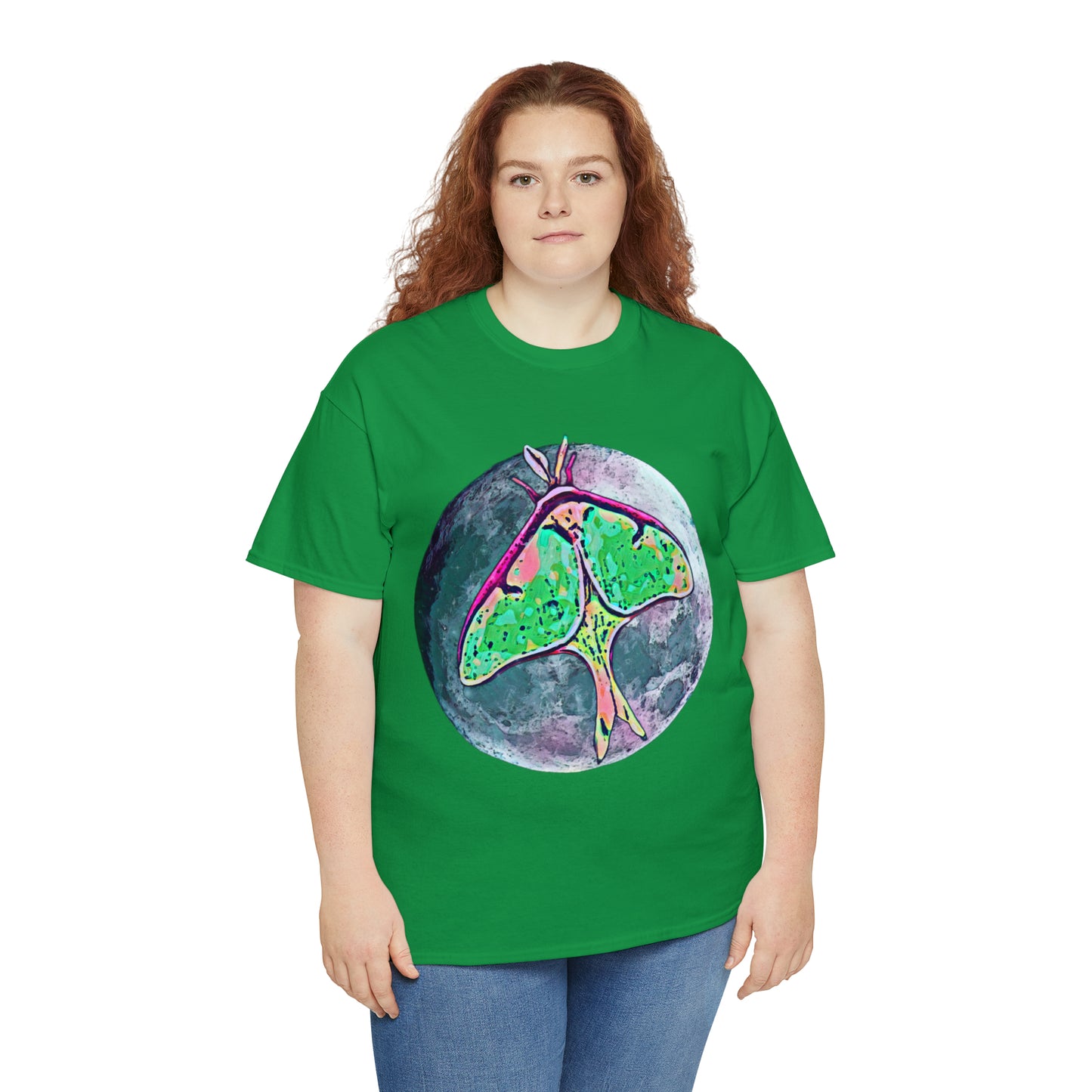 Luna Moth Unisex Heavy Cotton Tee