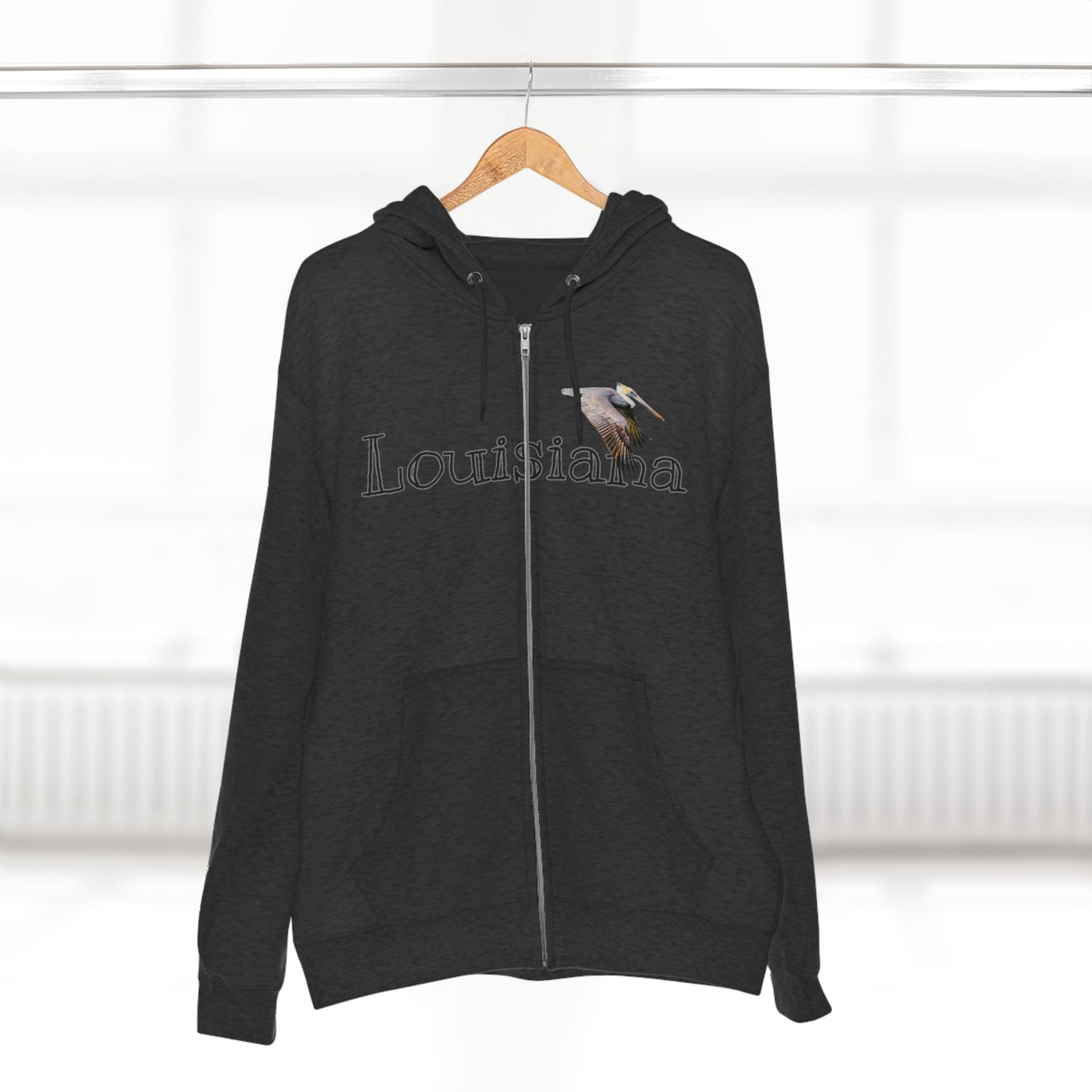 Unisex Premium Louisiana Full-Zip Hoodie