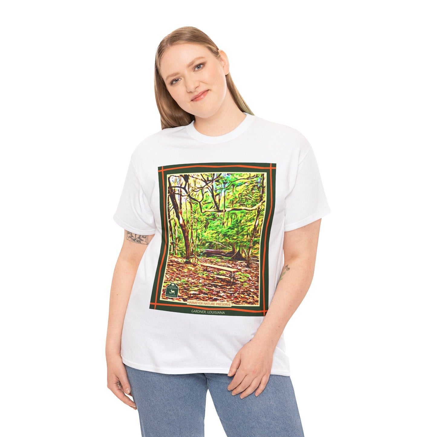 Harmeyer Nature Preserve Tee — Stylized Nature Park Graphic