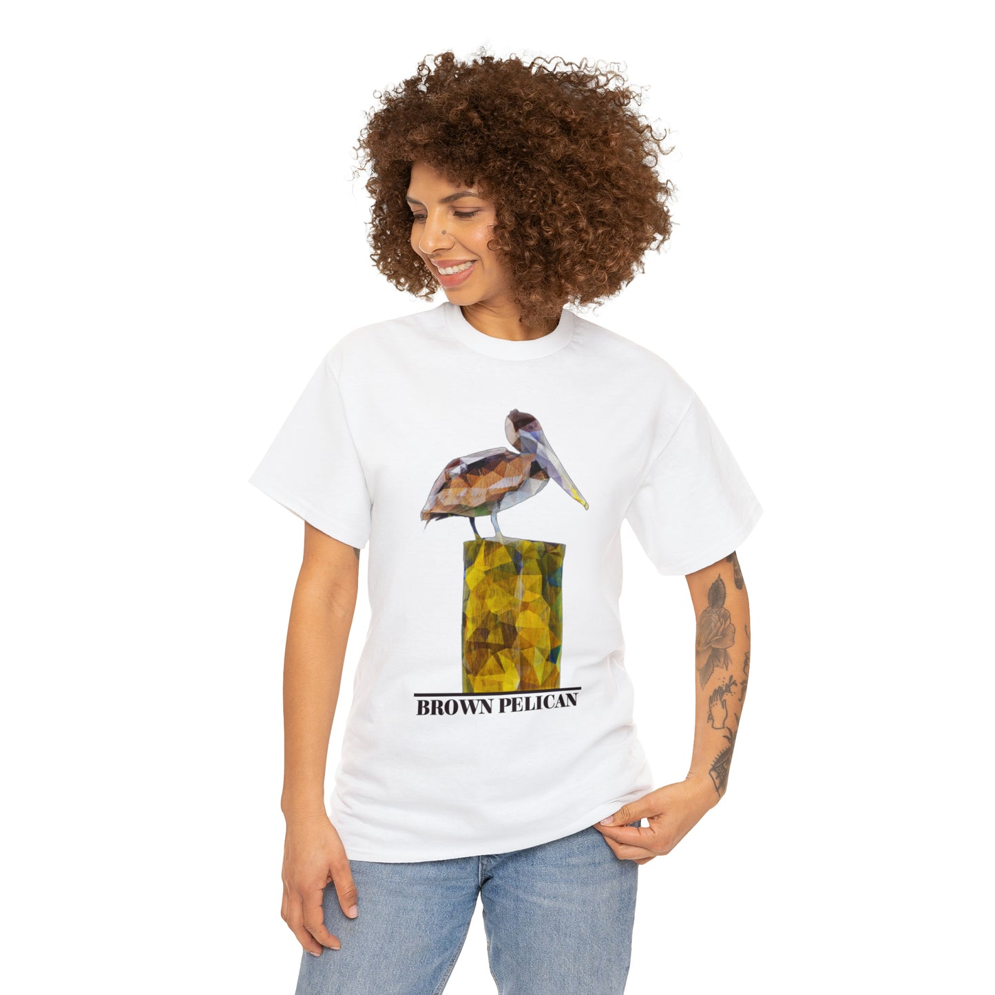 Brown Pelican Unisex Heavy Cotton Tee