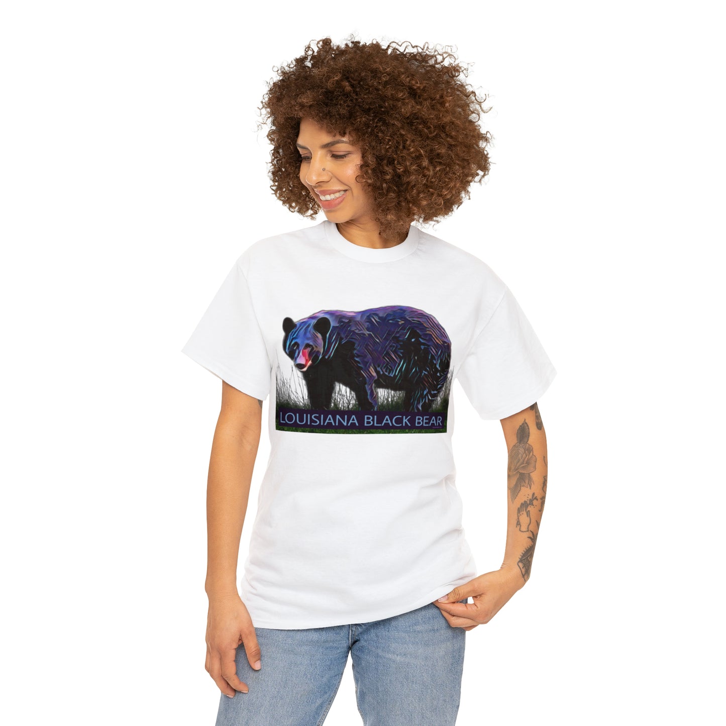 Louisiana Black Bear Unisex Heavy Cotton Tee