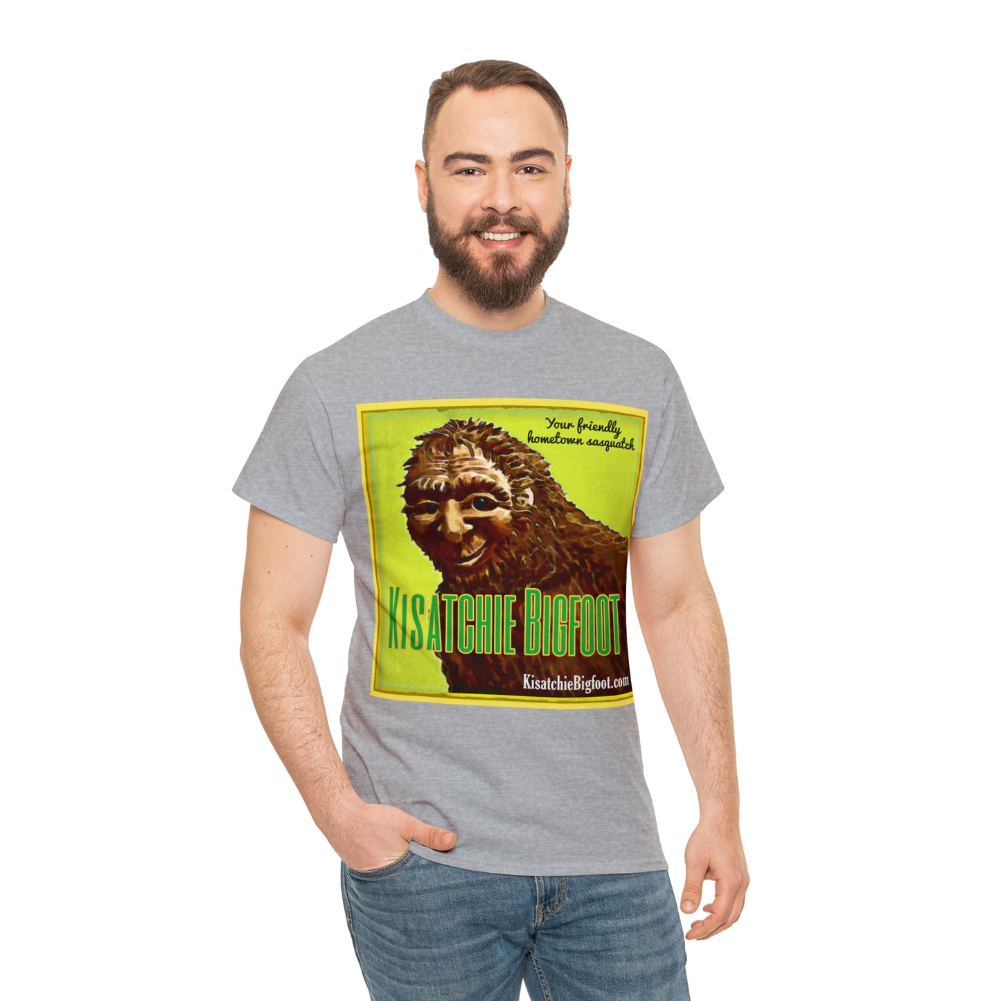 Kisatchie Bigfoot Unisex Heavy Cotton Tee