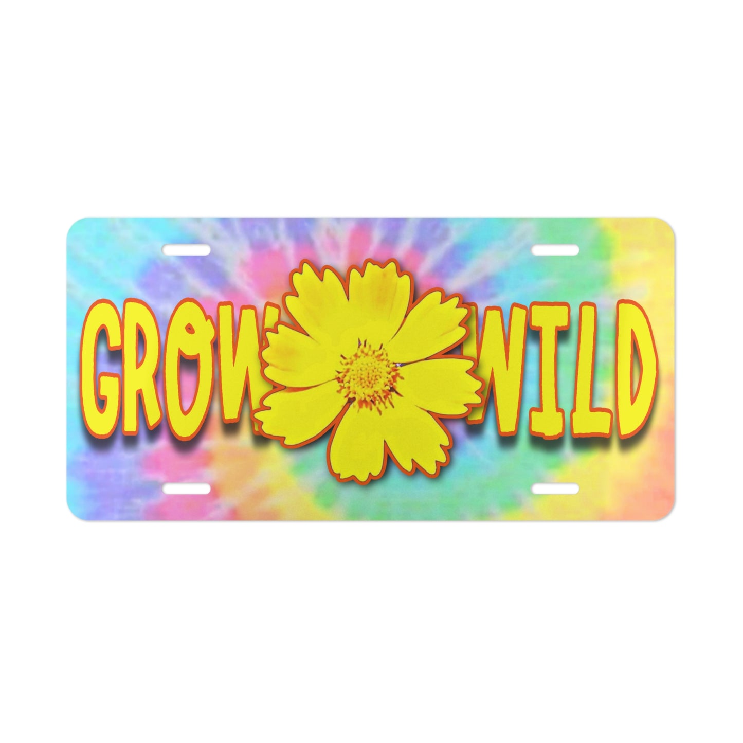 Grow Wild Vanity Plate