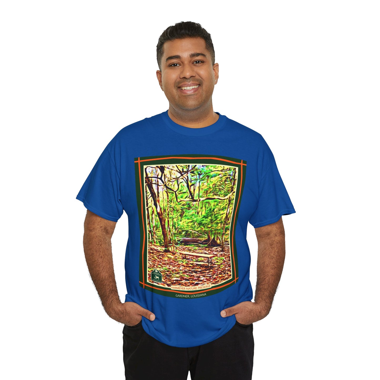 Harmeyer Nature Preserve Tee — Stylized Nature Park Graphic