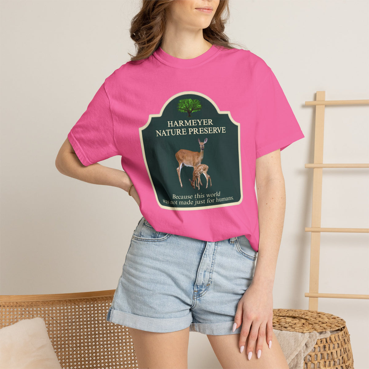 Harmeyer Nature Preserve "This World Wasn't Made Just For Humans" T-Shirt