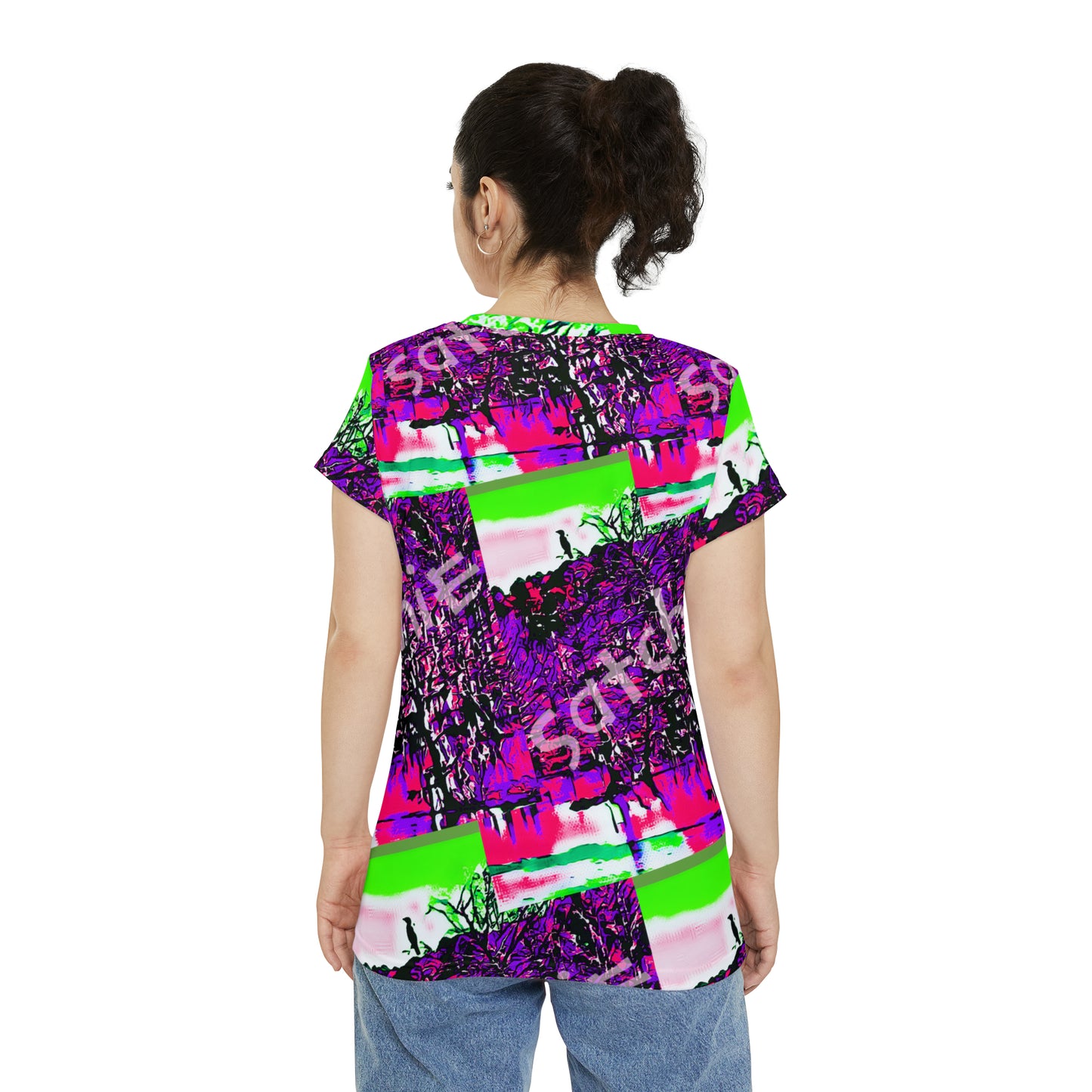 Woman's KisatchieAbsurda Short Sleeve Shirt