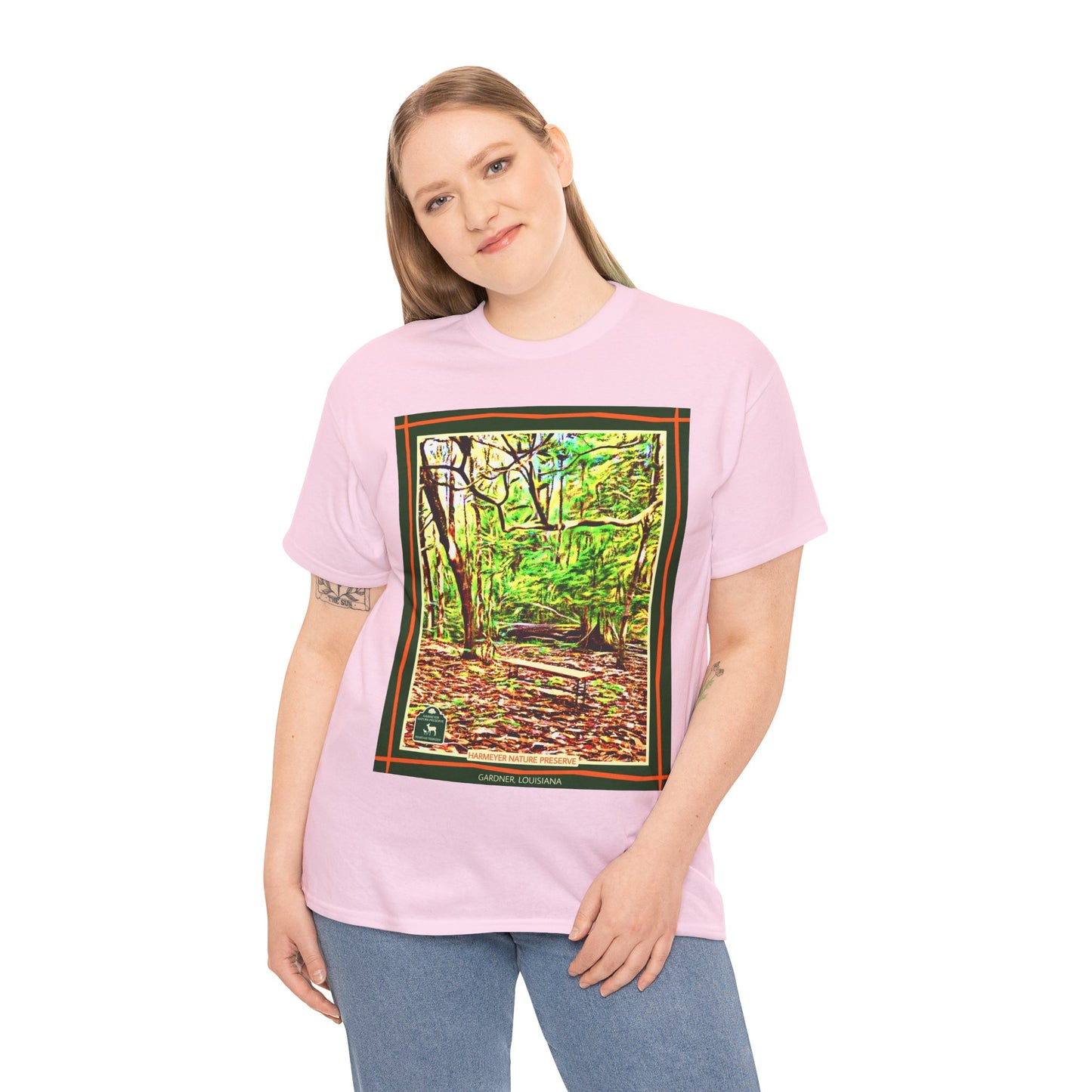 Harmeyer Nature Preserve Tee — Stylized Nature Park Graphic