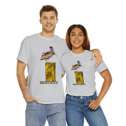 Brown Pelican Unisex Heavy Cotton Tee