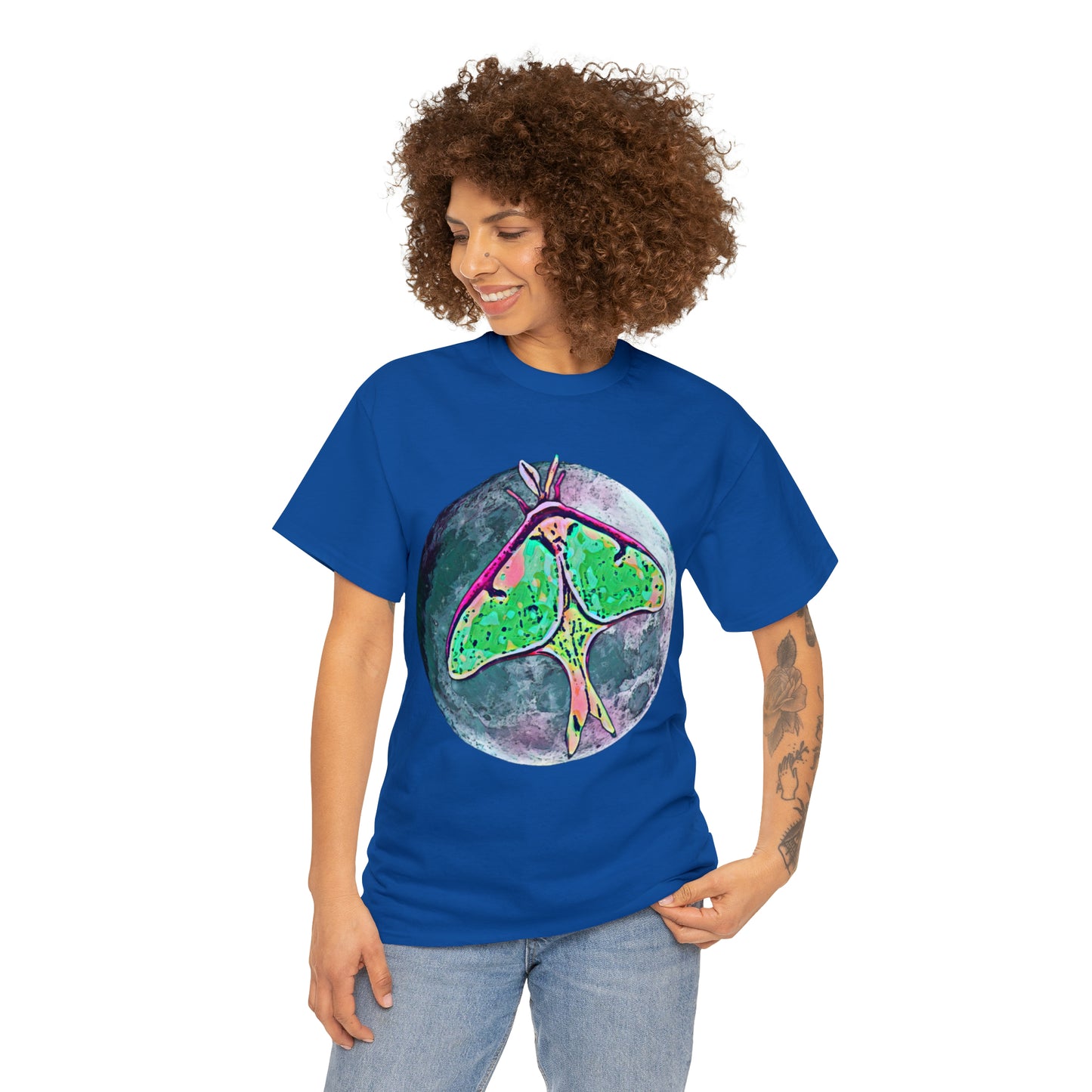 Luna Moth Unisex Heavy Cotton Tee