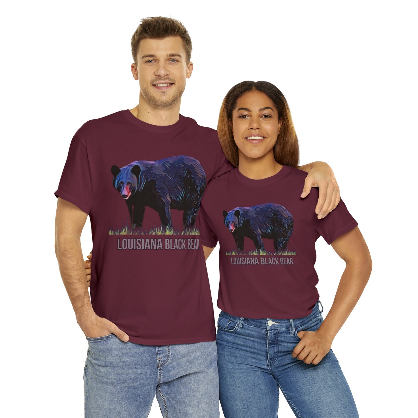 Louisiana Black Bear Unisex Heavy Cotton Tee