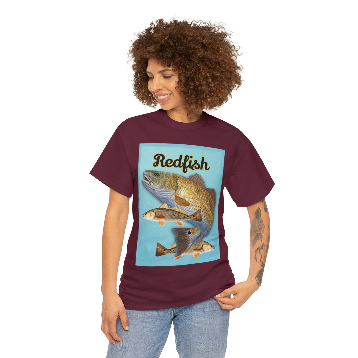 Redfish Unisex Heavy Cotton Tee