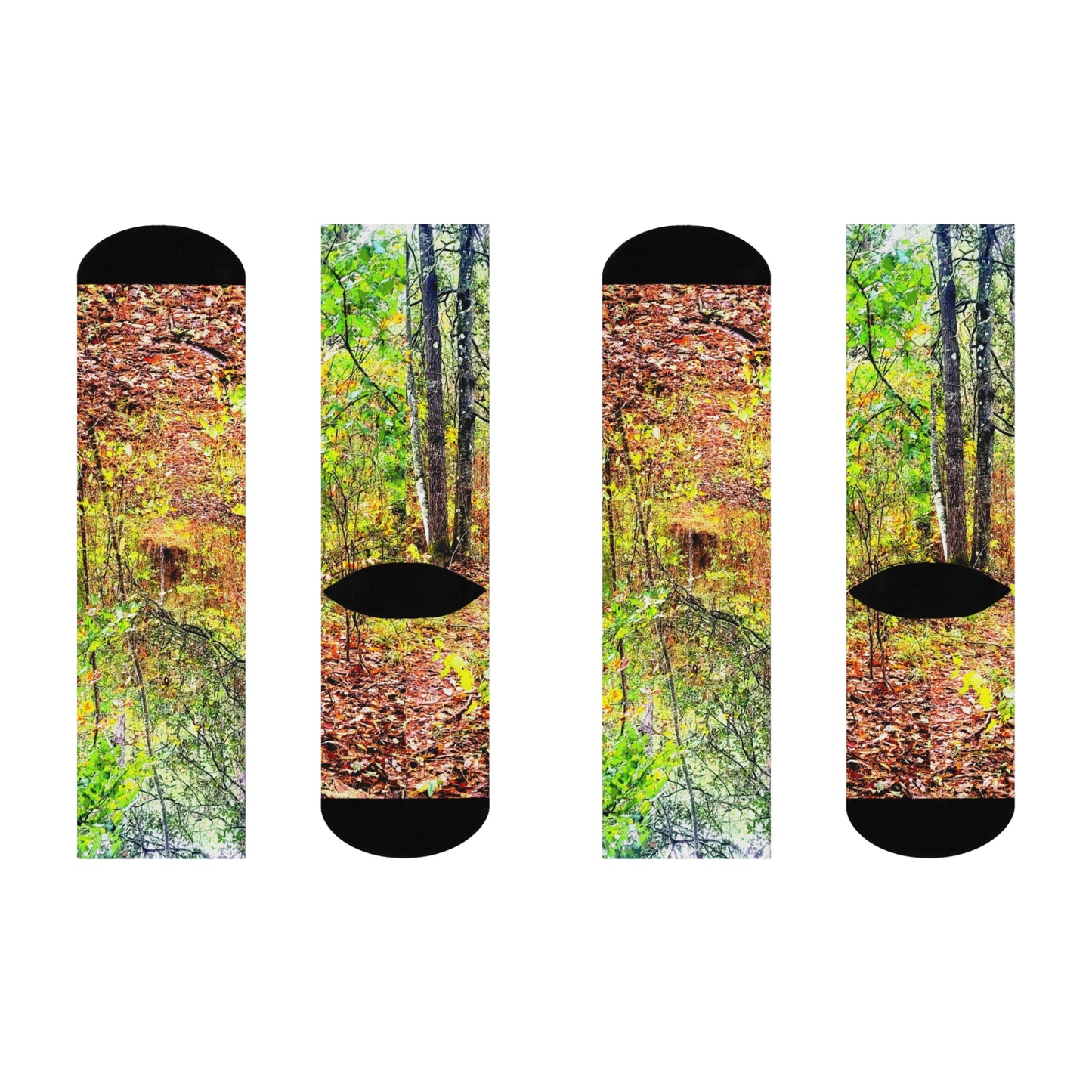 Colorful Forest Crew Socks