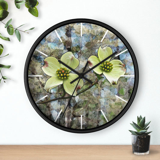 Kisatchie Dogwoods Wall Clock