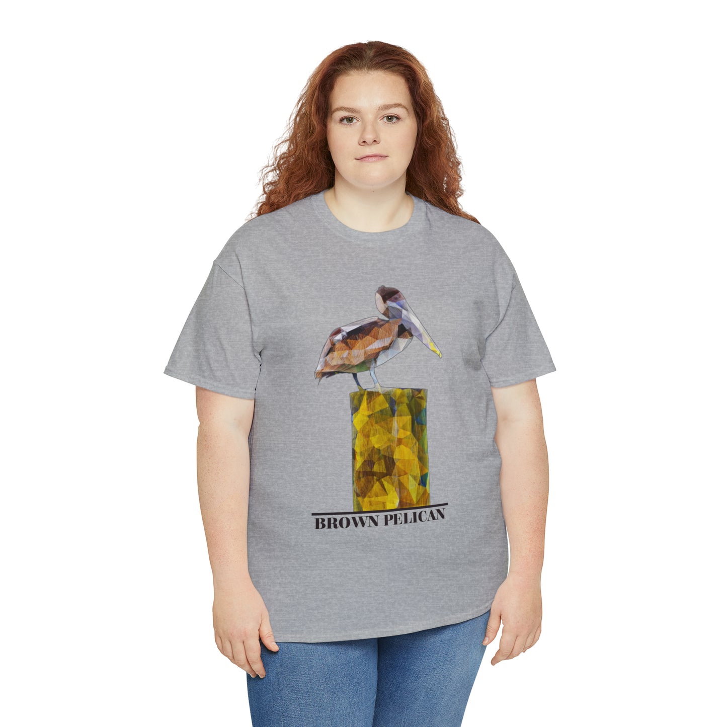 Brown Pelican Unisex Heavy Cotton Tee