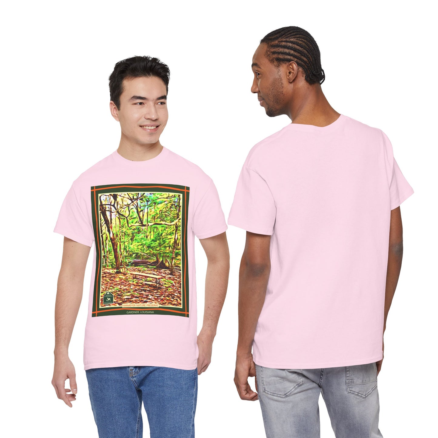 Harmeyer Nature Preserve Tee — Stylized Nature Park Graphic