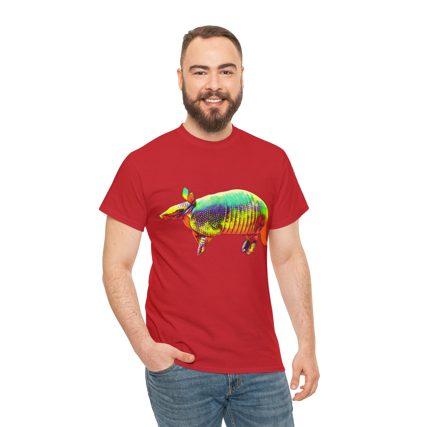 Golden Armadillo Unisex Heavy Cotton Tee