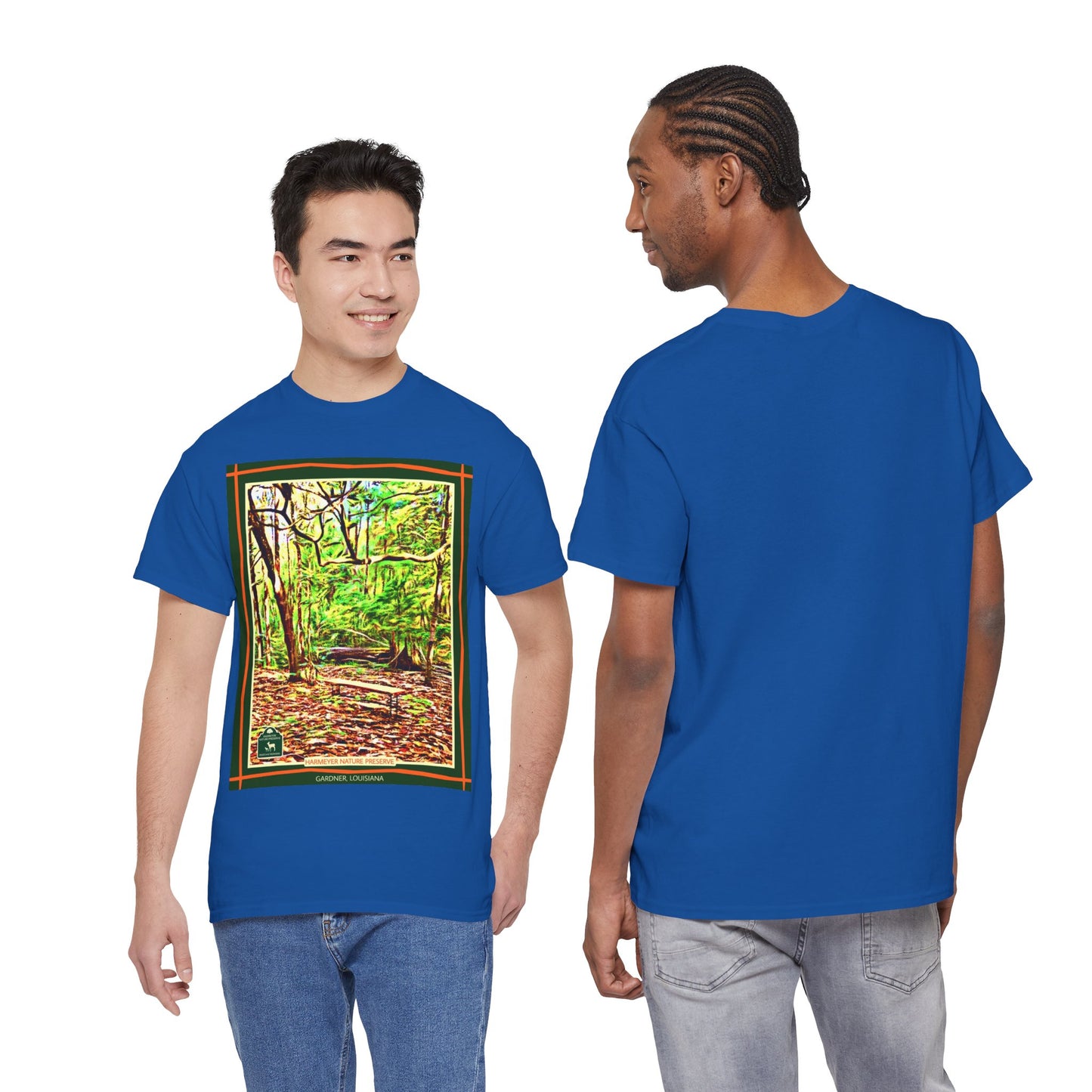 Harmeyer Nature Preserve Tee — Stylized Nature Park Graphic