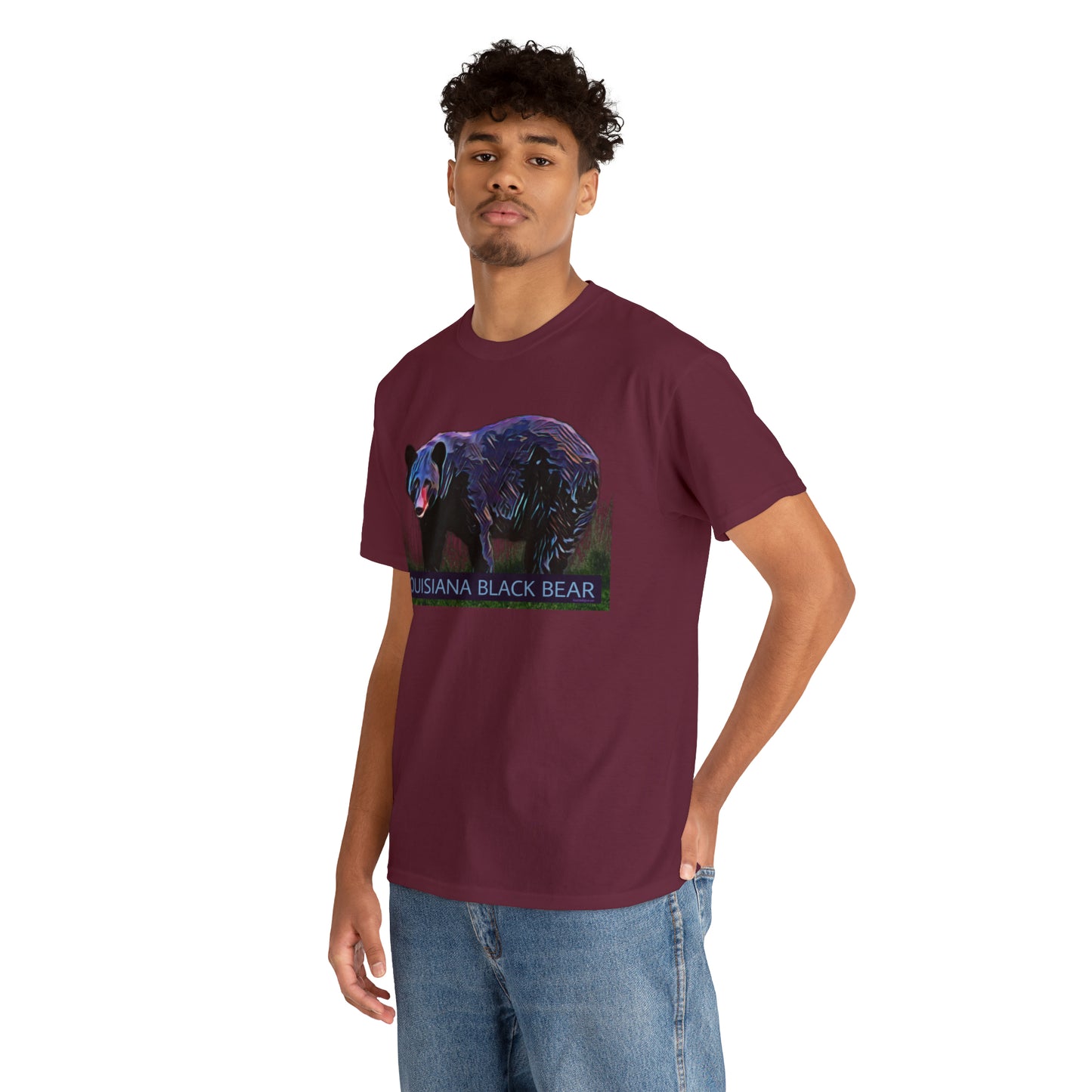 Louisiana Black Bear Unisex Heavy Cotton Tee