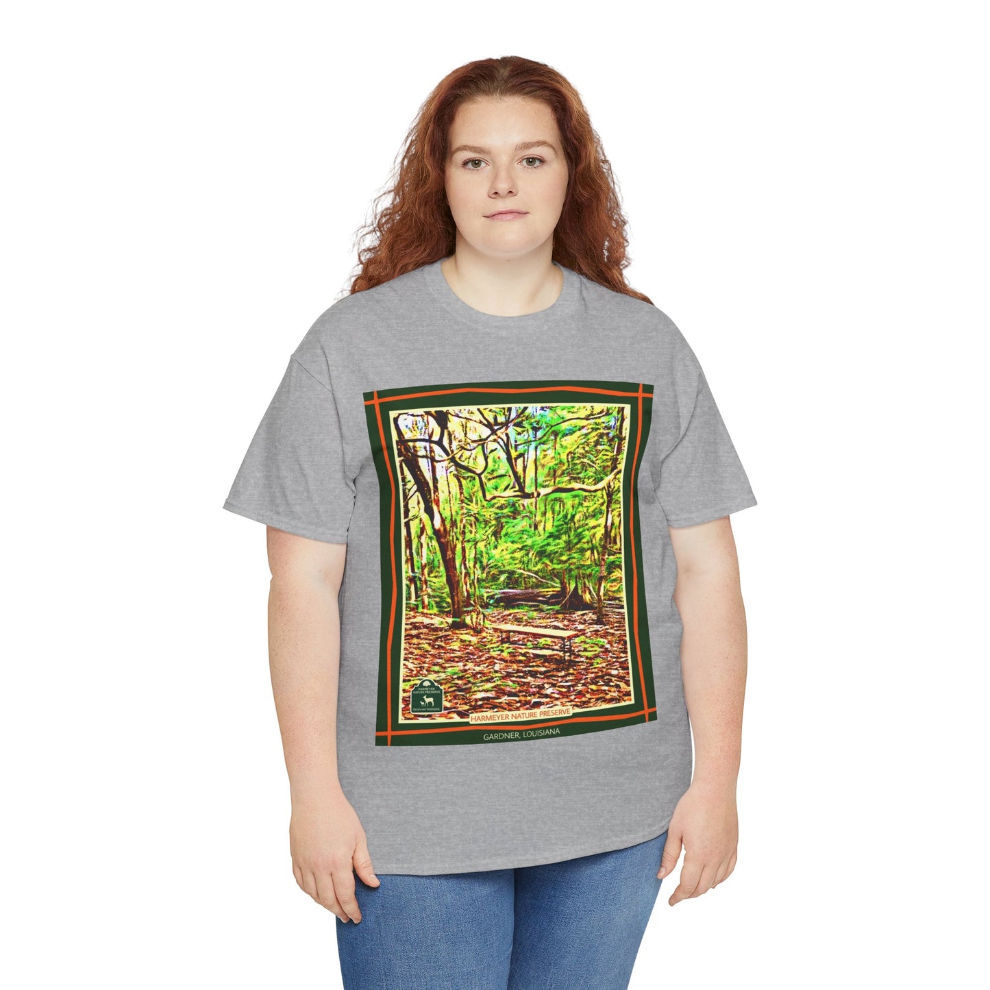 Harmeyer Nature Preserve Tee — Stylized Nature Park Graphic