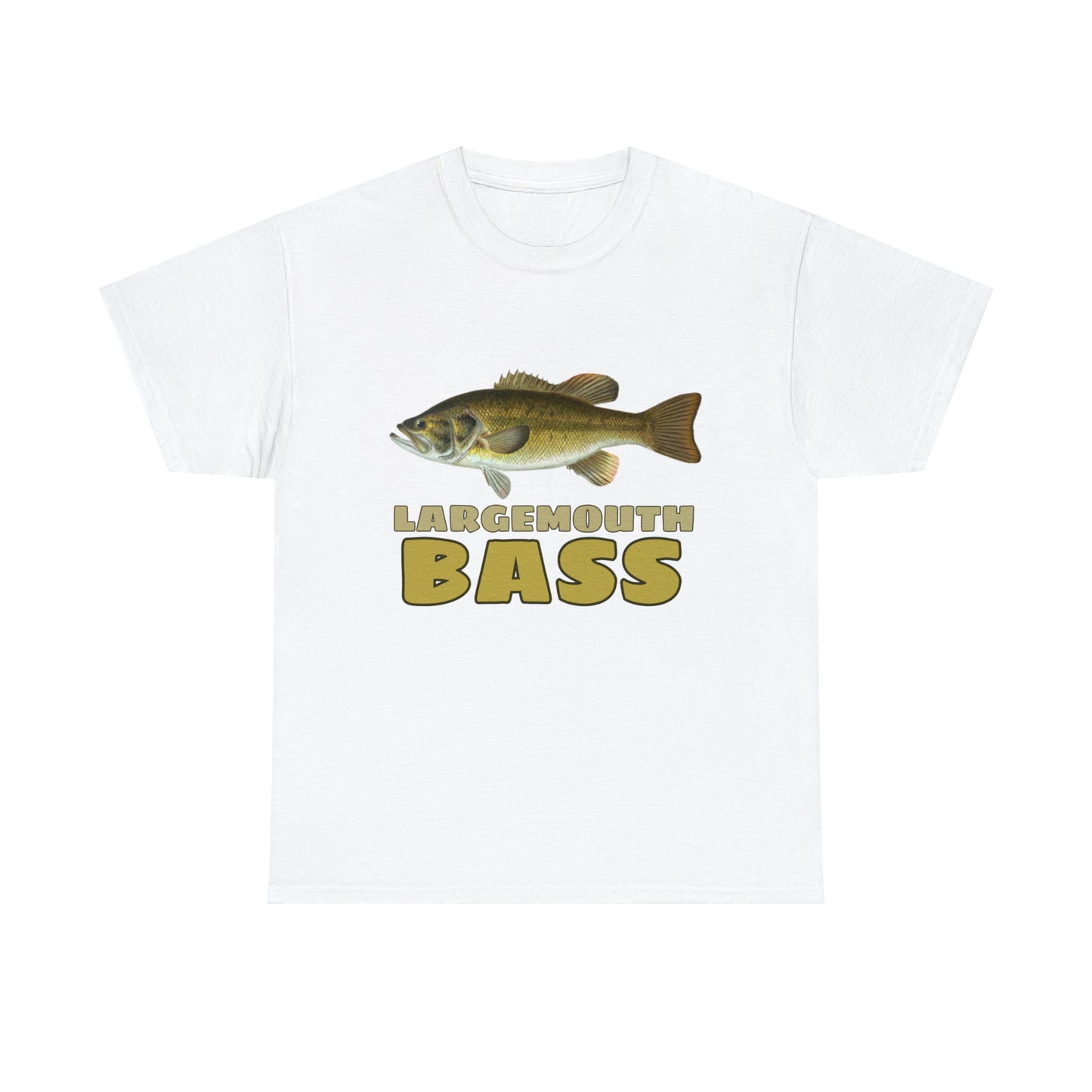 Largemouth Bass Unisex Heavy Cotton Tee