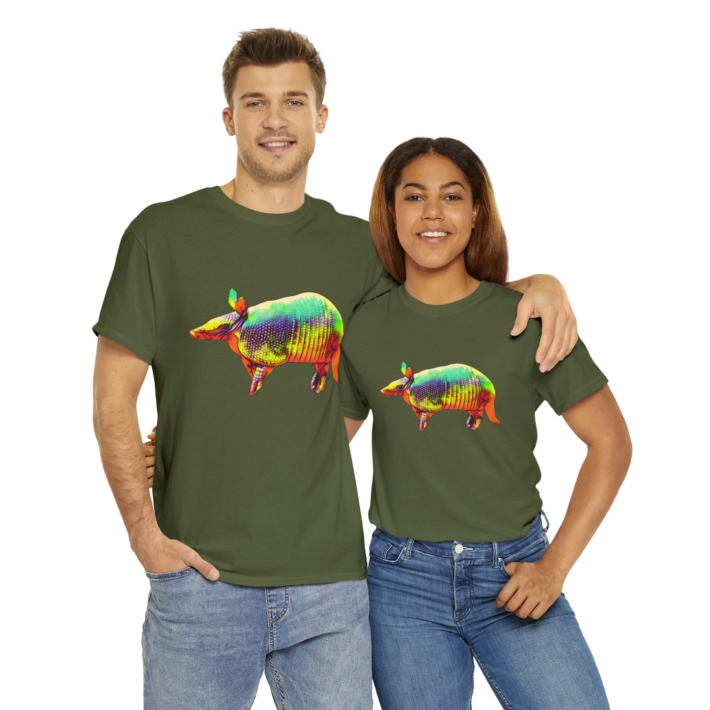 Golden Armadillo Unisex Heavy Cotton Tee