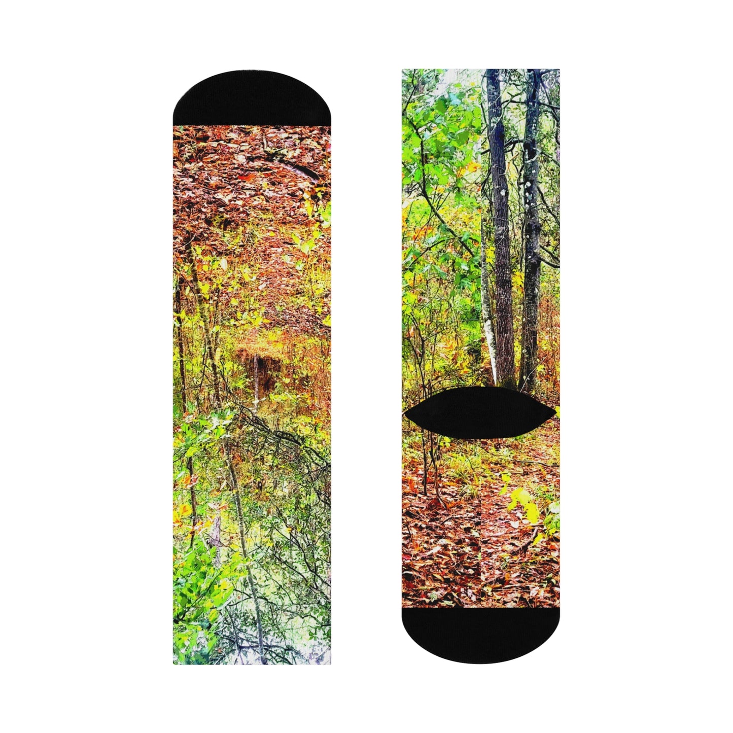 Colorful Forest Crew Socks