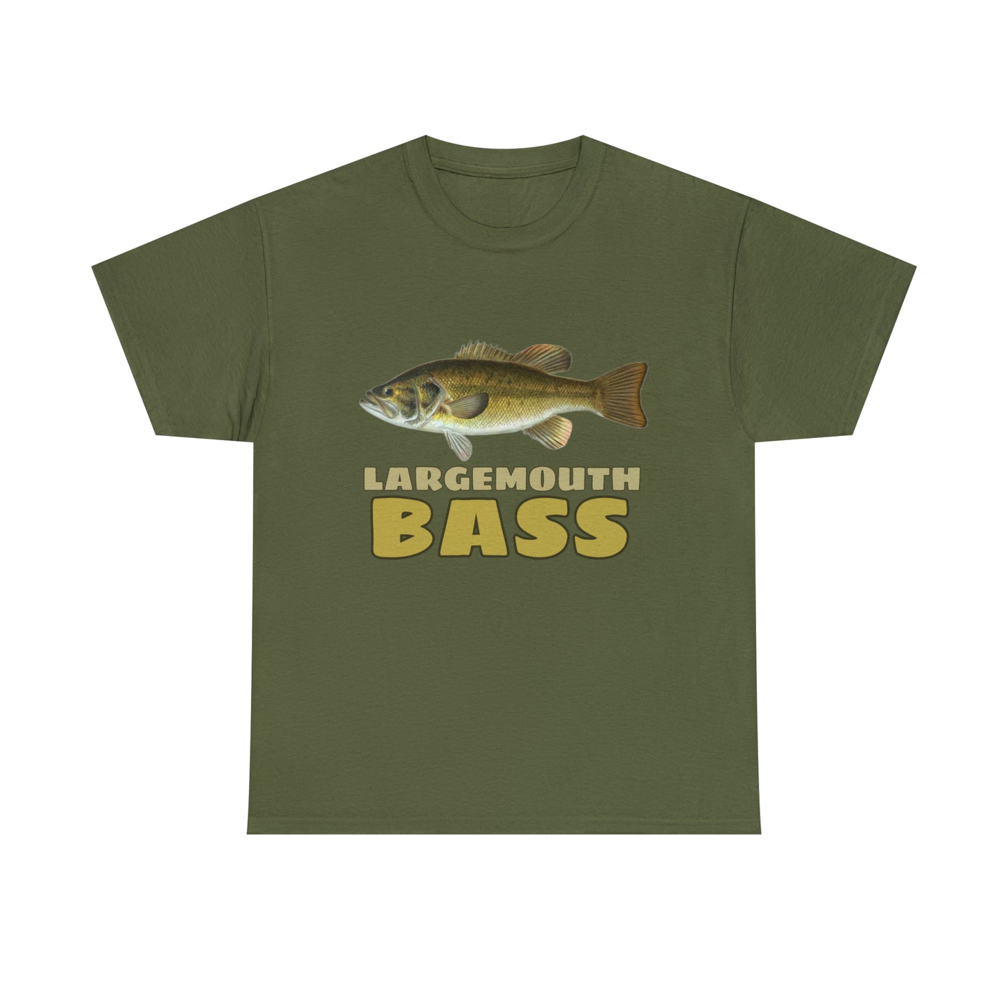 Largemouth Bass Unisex Heavy Cotton Tee